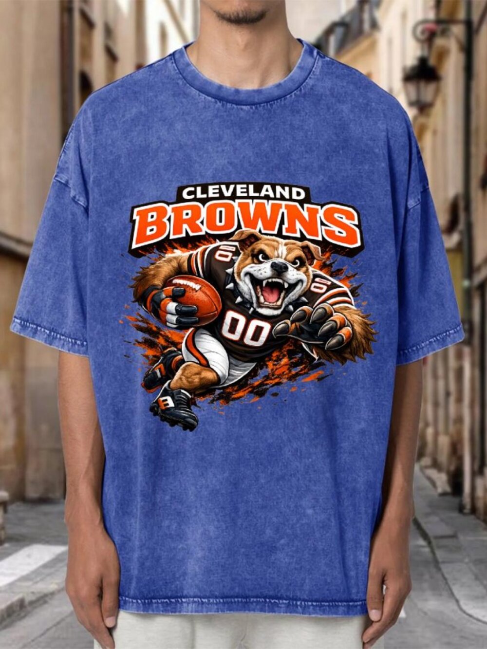 Cleveland Browns Mineral Wash T-shirt NFL Football Graphic Tee FGIG3VGFT403